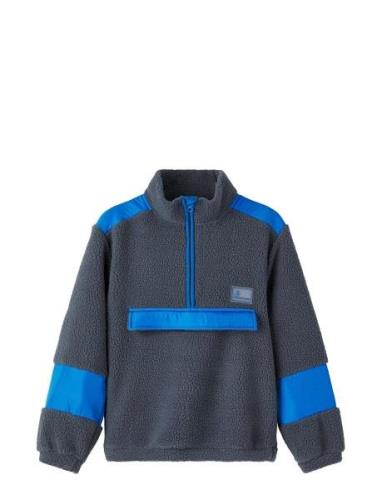 Nkmnafarve Ls Teddy Pullover Name It Blue