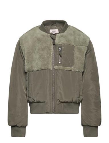 Kogemmy Nylon Fleece Mix Bomber Cp Otw Kids Only Khaki