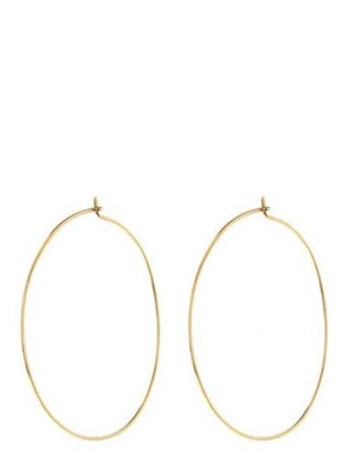 The Capri Wire Hoops-Gold LUV AJ Gold