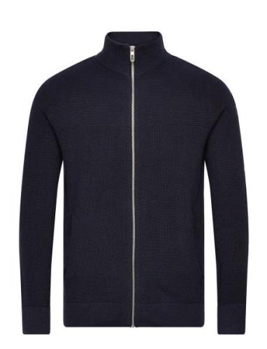 Structure Mix Knit Jacket Tom Tailor Navy