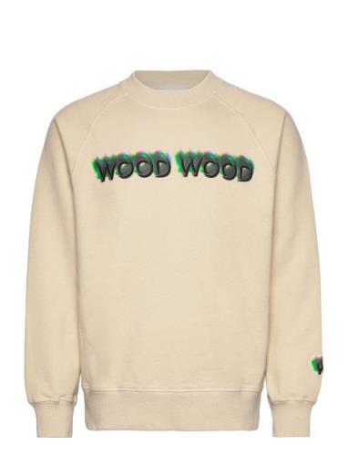 Hester Logo Sweatshirt Wood Wood Cream