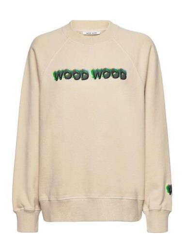 Leia Logo Sweatshirt Wood Wood Beige