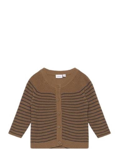 Nbmnesalle Ls Knit Card Name It Brown