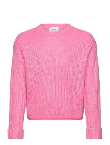 Vmsayla Fold Ls O-Nck Pullover Girl Noos Vero Moda Girl Pink