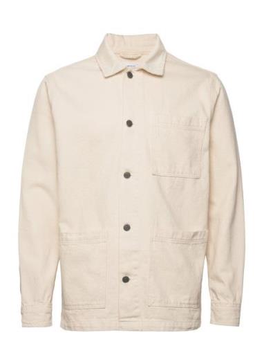 Heavy Twill Overshirt - Gots/Vegan Knowledge Cotton Apparel White