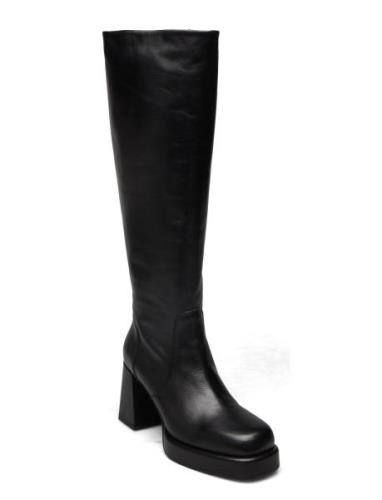 High Heel Boot With Platform Laura Bellariva Black