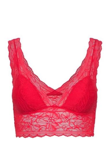 Floral Touch Wirefree Bra CHANTELLE Red