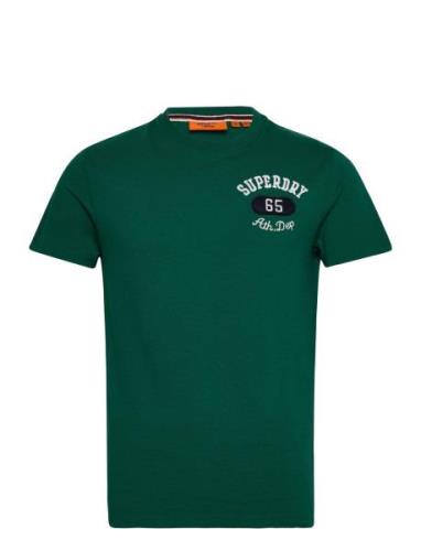 Emb Superstate Ath Logo Tee Superdry Green