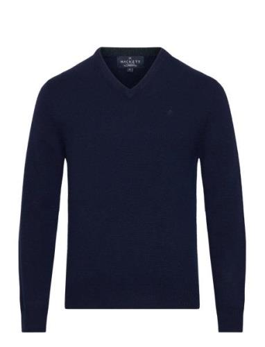 Lambswool V Neck Hackett London Navy