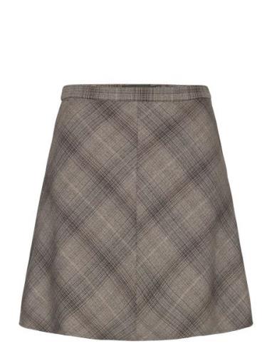 Slstorie Yara Skirt Soaked In Luxury Brown