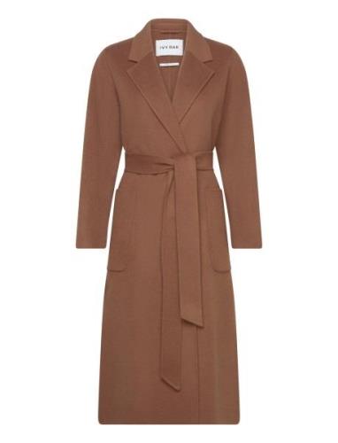Belted Double Face Coat IVY OAK Brown