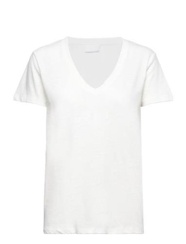 2Nd Beverly - Essential Linen Jersey 2NDDAY White