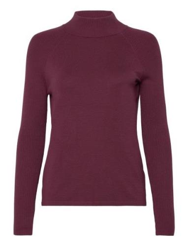 Women Sweaters Long Sleeve Esprit Casual Burgundy