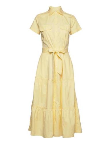 Tiered Cotton Shirtdress Polo Ralph Lauren Yellow