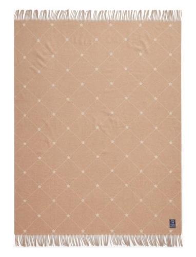 Signature Star Recycled Wool Throw Lexington Home Beige