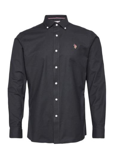 Uspa Shirt Esmar Men U.S. Polo Assn. Black