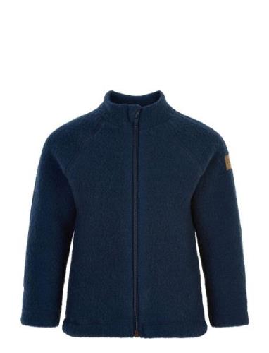 Wool Baby Jacket Mikk-line Blue