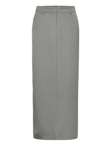 Vmmathilde Mr Tailored Long Skirt D2 Vero Moda Grey