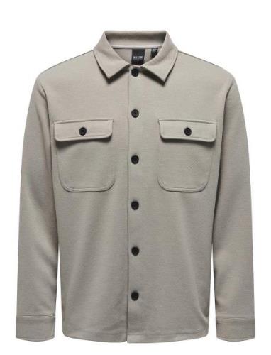 Onsnewkodyl Overshirt Sweat Noos ONLY & SONS Beige