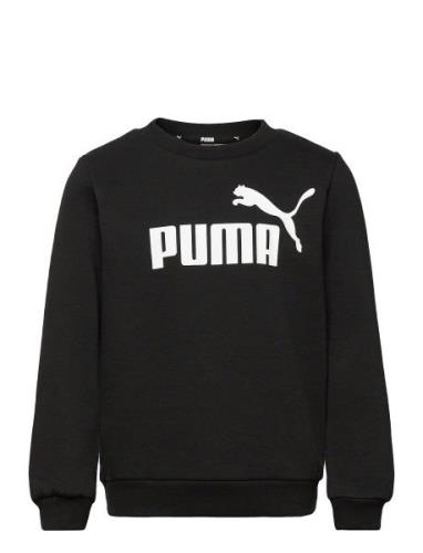 Ess Big Logo Crew Fl B PUMA Black