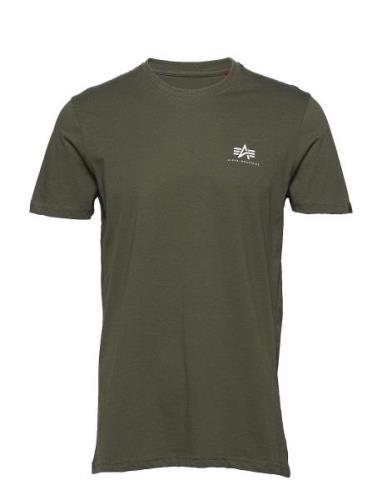 Basic T Small Logo Alpha Industries Khaki