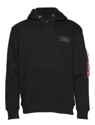 Back Print Hoody Alpha Industries Black