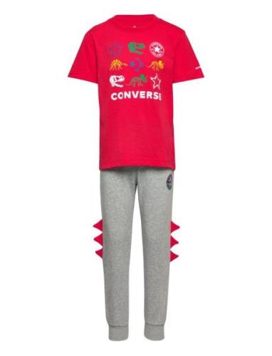 Dinos S/S Tee+Jogger Set / Dinos S/S Tee+Jogger Set Converse Red