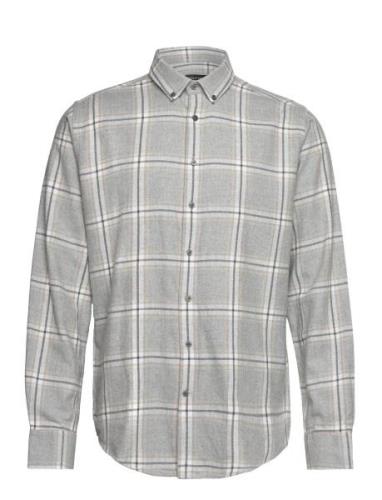 Bs Norman Casual Modern Fit Shirt Bruun & Stengade Grey