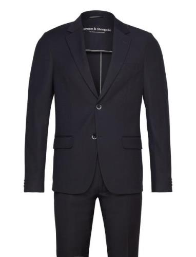 Bs Marin Slim Fit Suit Set Bruun & Stengade Black