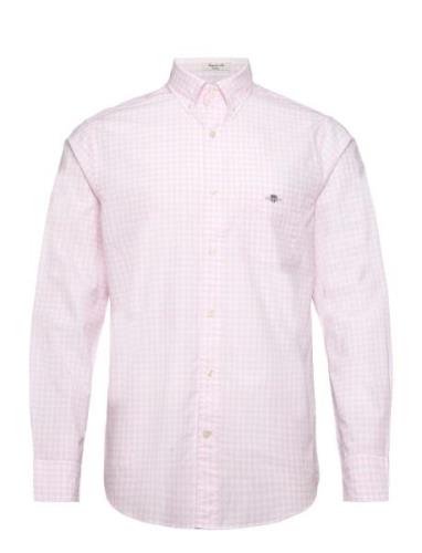 Reg Classic Poplin Gingham Shirt GANT Pink