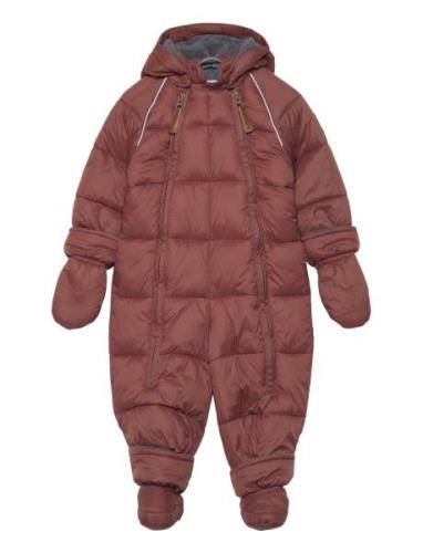 Puff Baby Suit W Acc Rec. Mikk-line Brown