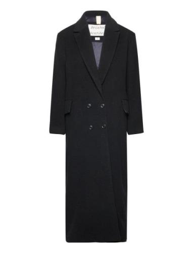 Olivia - Polyester Coat Brixtol Textiles Black