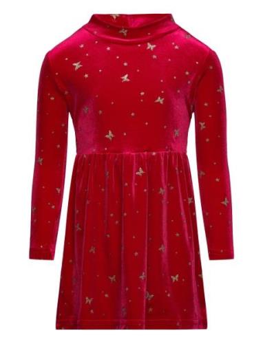 Nmfrifly Ls Vel Dress Name It Red