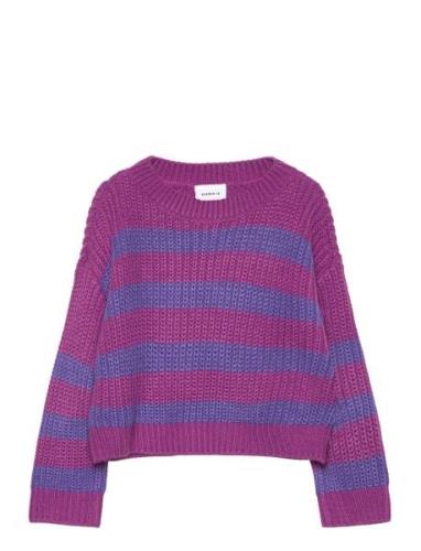 Nmfriony Ls Boxy Short Knit Pb Name It Purple