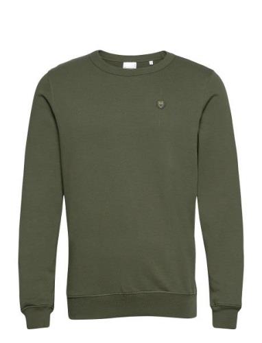 Erik Basic Badge Sweat - Gots/Vegan Knowledge Cotton Apparel Green