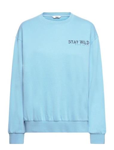 Entour Ls Sweat Print W 7039 Envii Blue