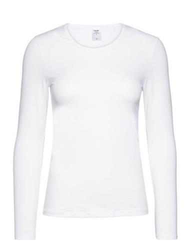 Natural Comfort Top Long-Sleeve Calida White