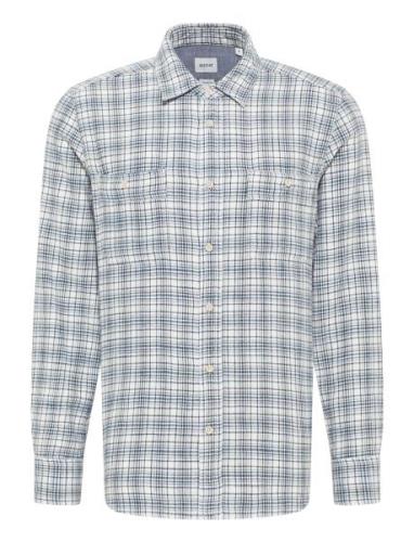 Style Clemens Blue Flannel MUSTANG Blue