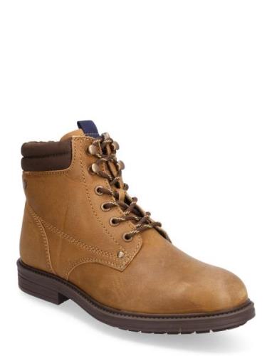 Jfwsolomon Leather Boot Sn Jack & J S Beige