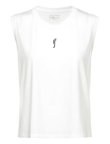 Women’s Relaxed Tank Top RS Sports White