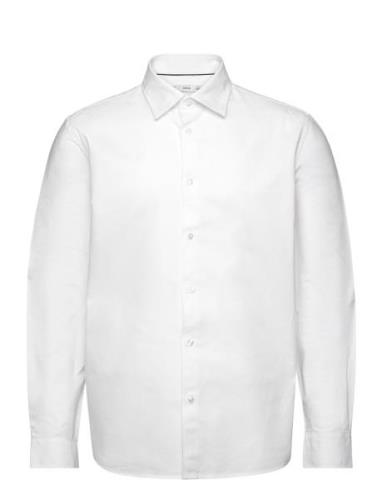 Slim Fit Oxford Cotton Shirt Mango White