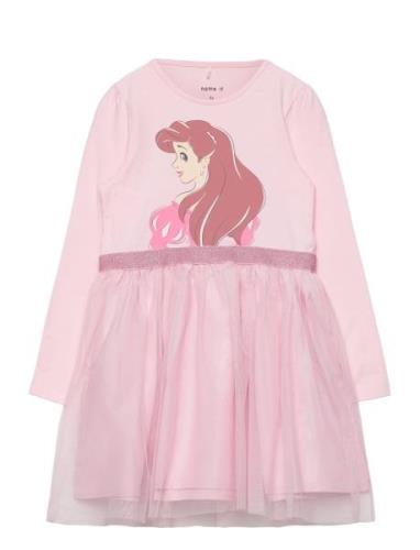Nmfsalina Princes Ls Tulle Dress Box Wdi Name It Pink