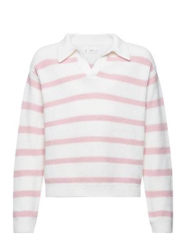 Polo Neck Sweater Mango Pink