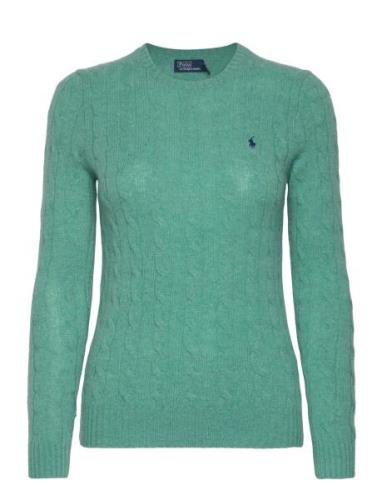 Cable-Knit Wool-Cashmere Sweater Polo Ralph Lauren Green