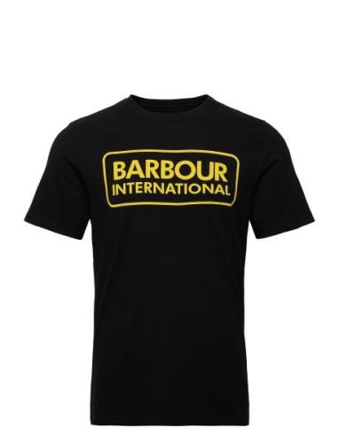 B.intl Essential Large Logo Tee Barbour Black