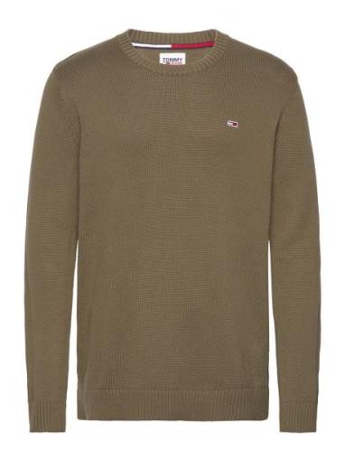 Tjm Essential Crew Neck Sweater Tommy Jeans Green