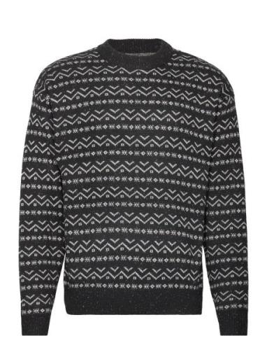 Jorcosy Knit Crew Neck Jack & J S Black