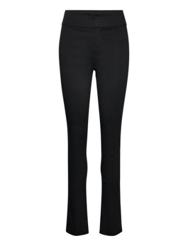 Trousers W/ Slit Rosemunde Black