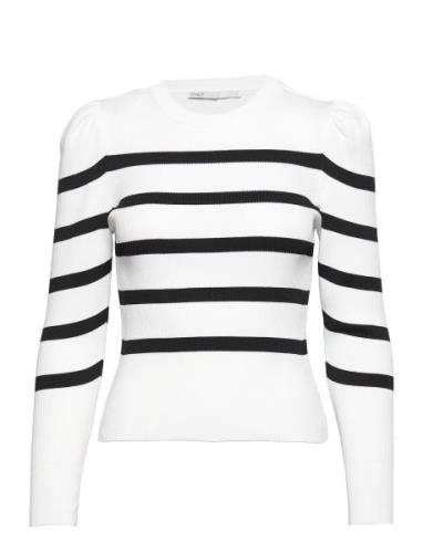 Onlsally L/S Puff Pullover Knt ONLY White
