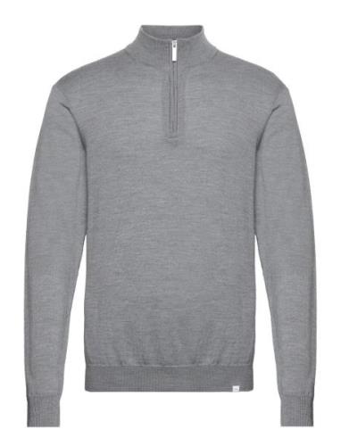 Greyson Half-Zip Merino Knit Les Deux Grey